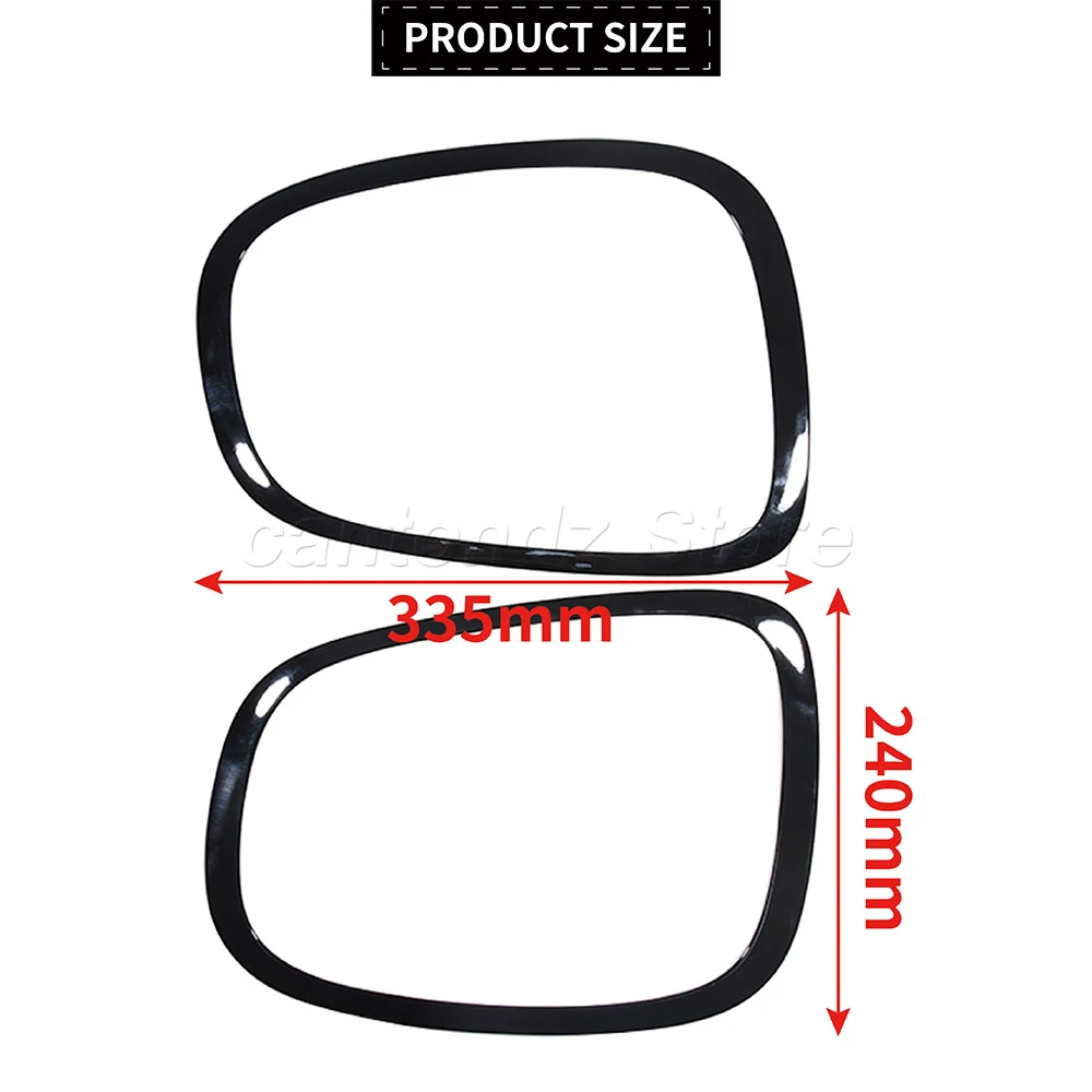 Tail Light Surround Trim 51712285495 51712285496 For Mini For Cooper F55 F56 F57 2014+ Rear Frame Lamp Cover Finish Auto Parts