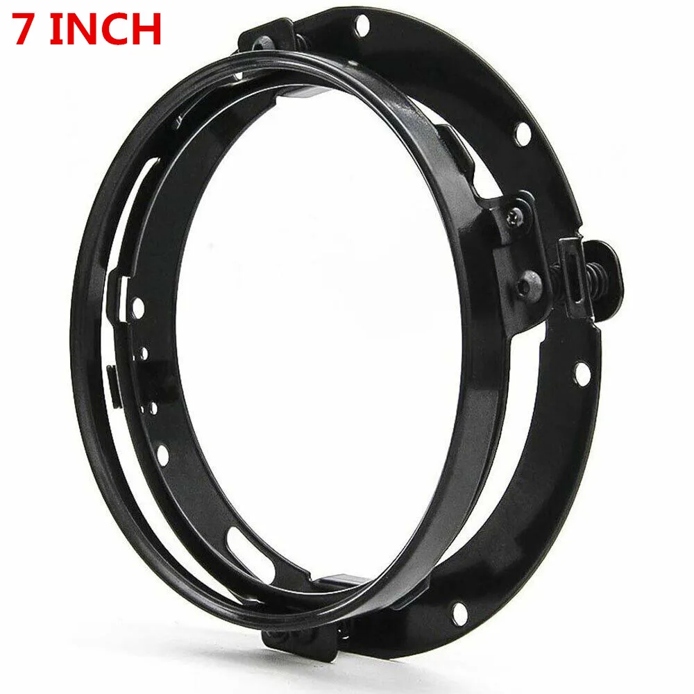 7 Inch Led Auto Koplamp Motorfiets LED Koplamp DRL Angel Eyes voor Harley Honda Yamaha Jeep Lada Niva Stedelijke Auto H4 koplamp