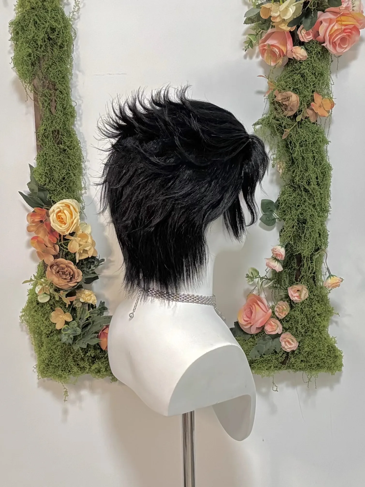 

Heat Resistant fiber Cos wigs Anime Cosplay Wig for JoJo's Bizarre Adventure – Jotaro Kujo cosplay wig