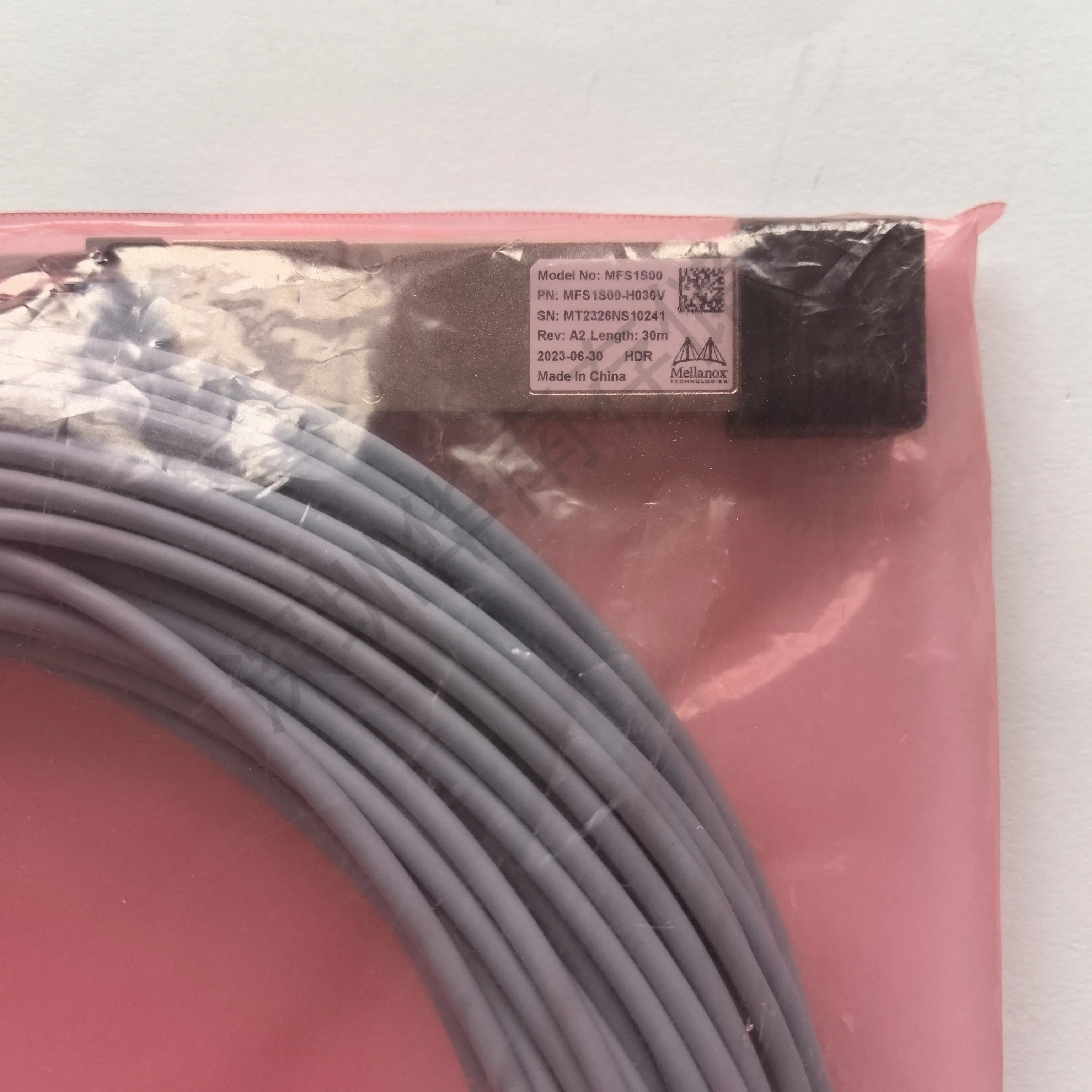 لكابل Mellanox MFS1S00-H030V 200G 30m AOC HDR QSFP56 IB