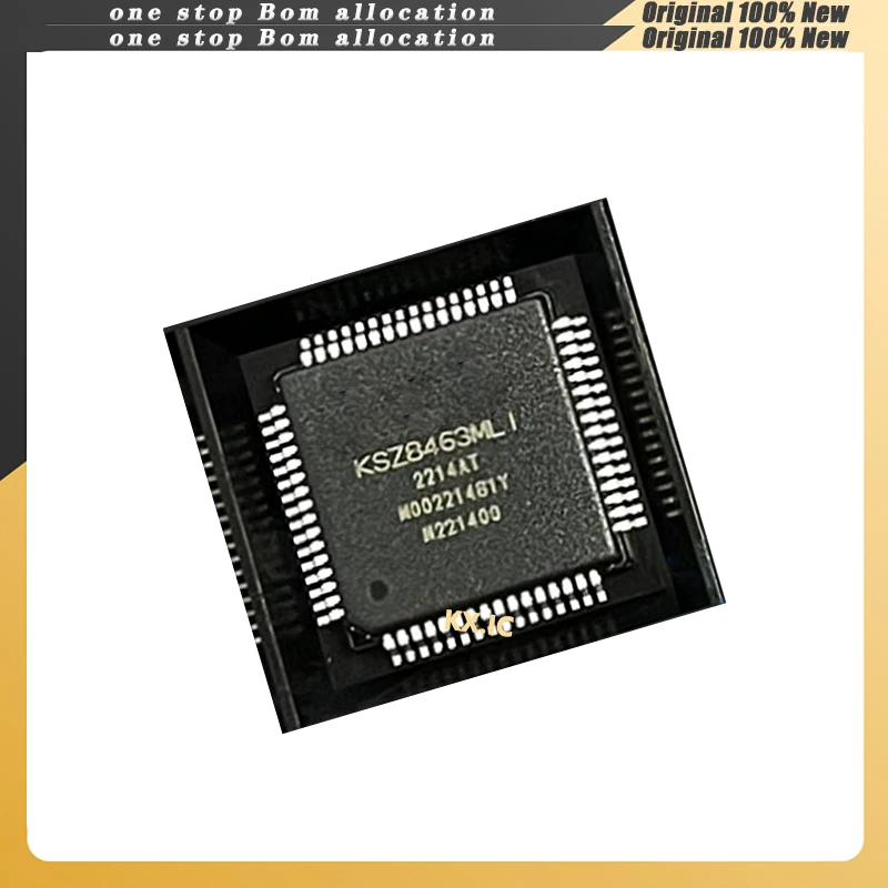 1-5PCS/LOT  KSZ8463MLI  KSZ8463  Z8463MLI  LQFP-64  MStock NEW Original