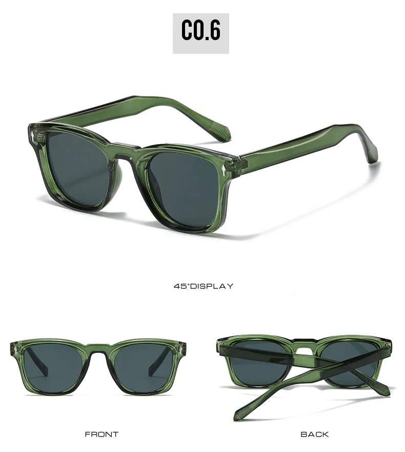 2025 Neue Quadratische Sonnenbrille für Herren, Modisches Schlichtes Design, UV400-Schutz, Geeignet für Verschiedene Szenarien – Detail 12