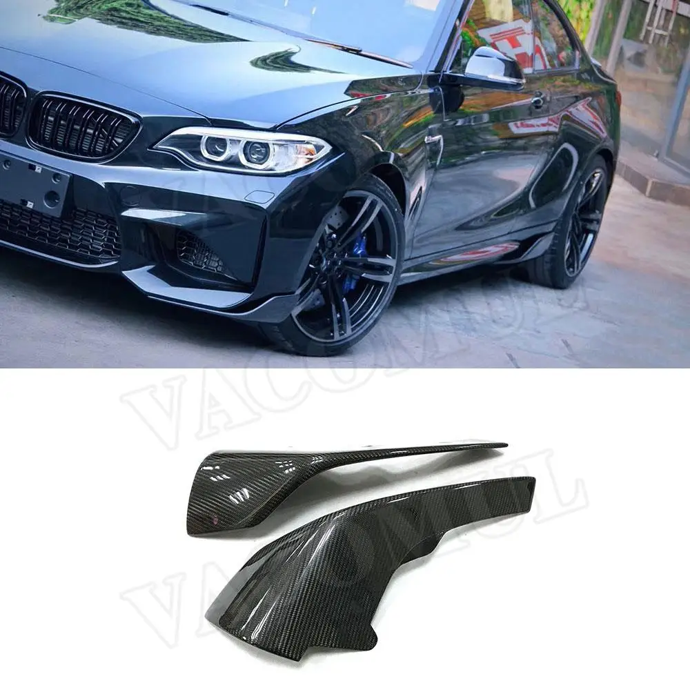 

VACOMUL Carbon Fiber 2 Series Car Front Bumper Lip Splitters Flaps Cupwings for BMW F87 M2 Coupe 2 Door 2016 2017 2018 Splitters