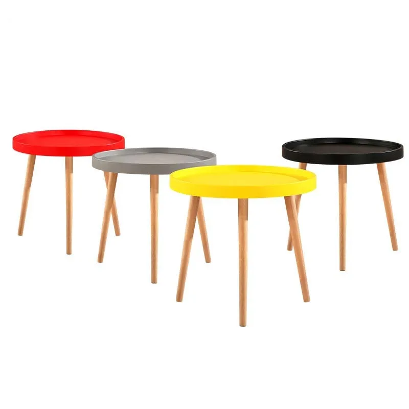 Modern wooden side table Solid wood legs Coffee or coffee table Restaurant Factory Best price Living room furniture
