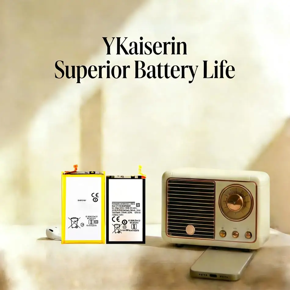 

Аккумулятор для Samsung Galaxy Z Fold 3 5G EB-BF927ABY+EB-BF926ABY, высококачественная замена, увеличенная емкость, 2290 мАч