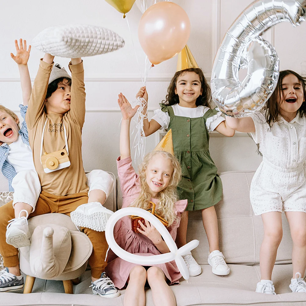 

50pcs Long Balloons 1 8g 260 Transparent Wedding Party Decorations Birthday Scene Layout Latex Balloon Supplies