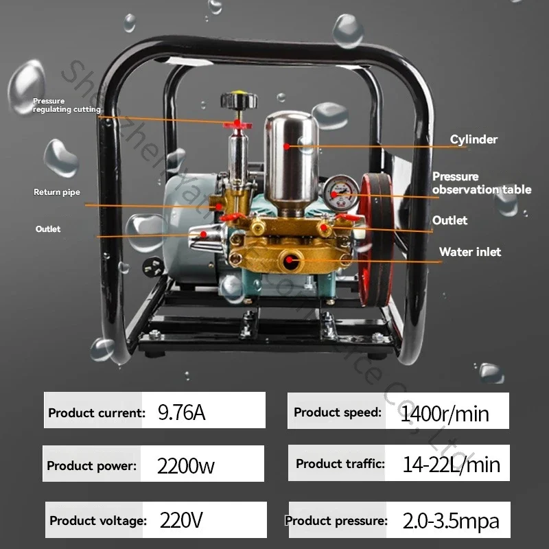 New New Electric Spray High Voltage Agricultural New Type Greenhouse High Power Orchard Spray