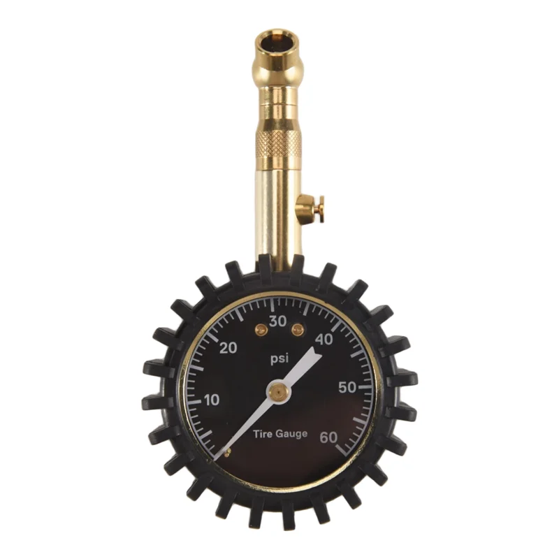 

Precision Tire Pressure Gauge - (0-60 PSI) Heavy Duty, Accurate With Glow Dial, Low - High Air Pressure Gauge