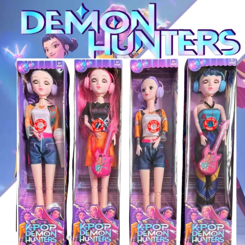 

НОВАЯ аниме «Охотники на демонов», персонаж, кукла, игрушка в подарок, красивый внешний вид, куклы для девочек, групповое украшение, детские подарки-сюрпризы с музыкой
