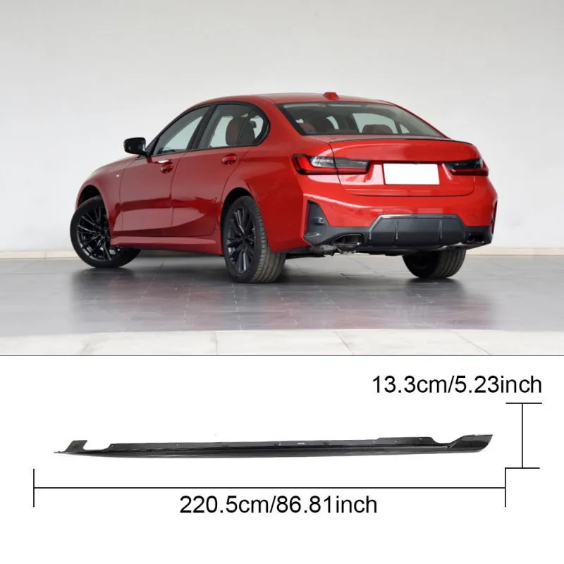 For 22-23 BMW 3 Series G20 M SPORT Carbon Fiber Side Skirts