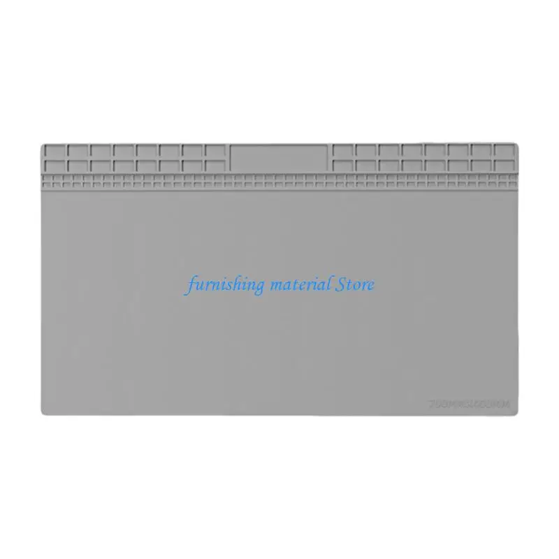 

Y5GD Large Silicone Repair Mat Heat Resistant Anti Static Repair Pad Laptop Repair Mat for Electronics & Laptop Maintenance