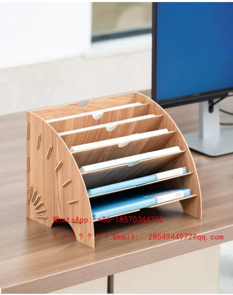 

2026 Sector File Rack Desktop Storage Office Data Rack Multi-layer Classification Rack