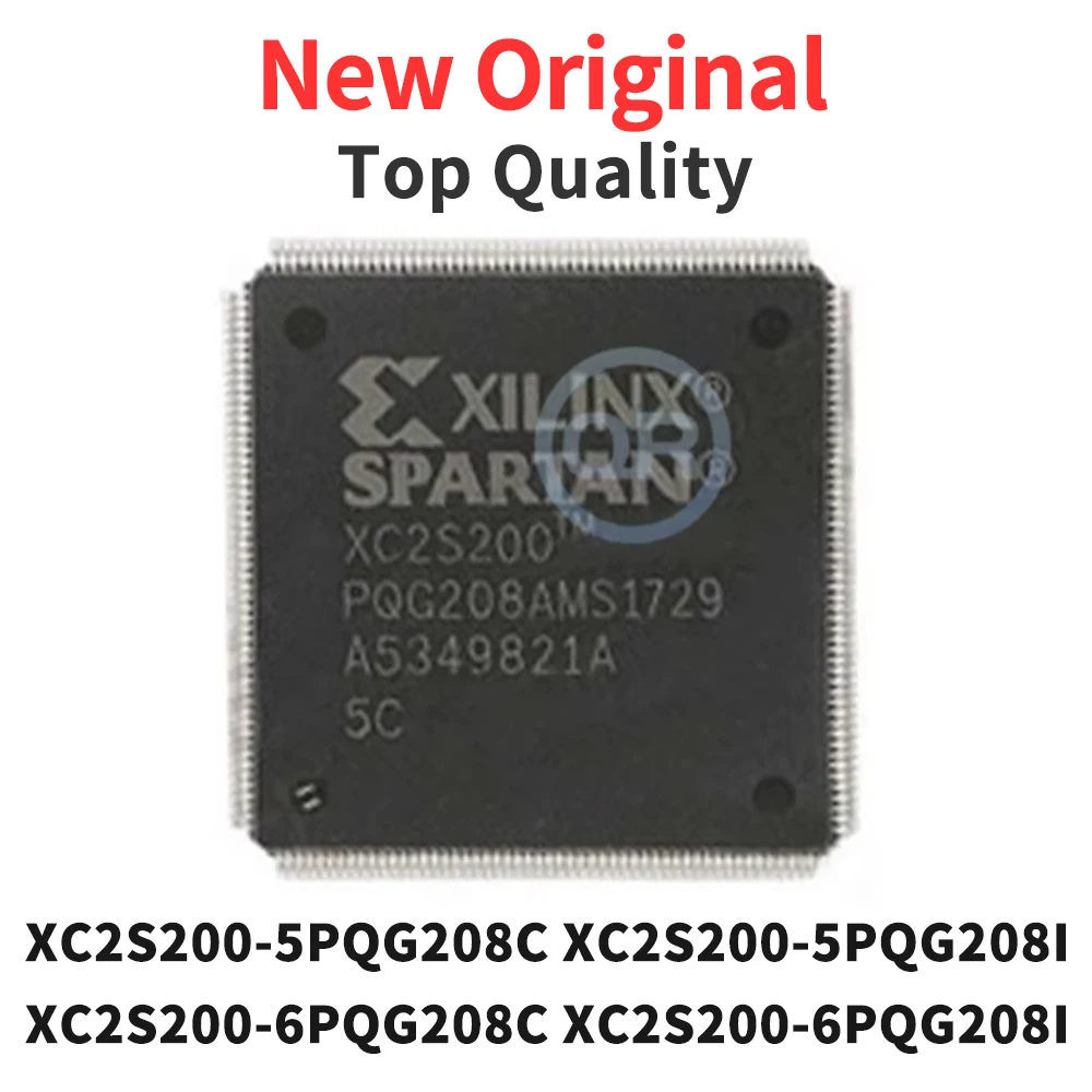 

(1 Piece) XC2S200-5PQG208C XC2S200-5PQG208I XC2S200-6PQG208C XC2S200-6PQG208I QFP-208 XC2S200 PQG208 Progammable Chip