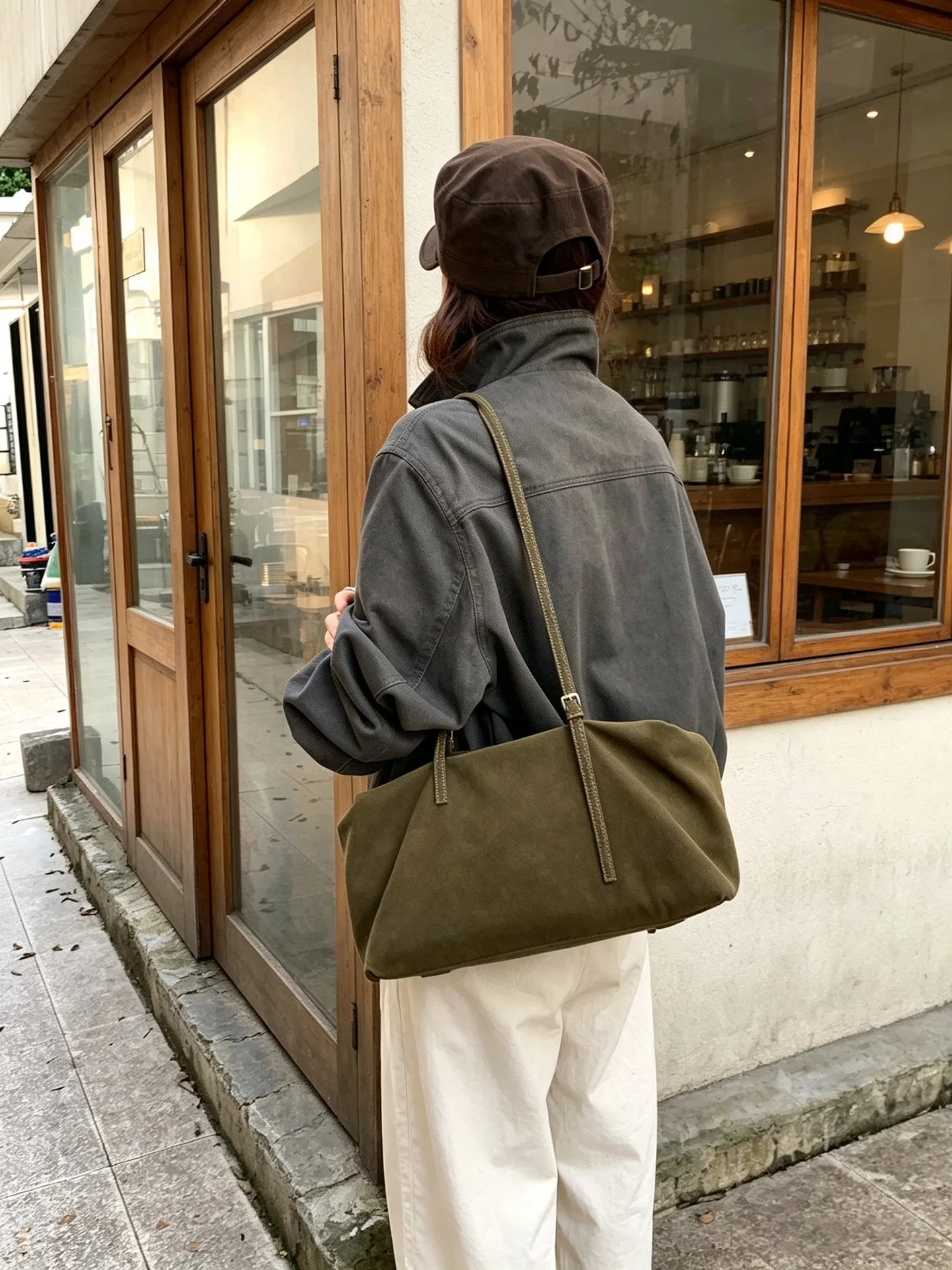 2026 – Neuerscheinung – Große Pendler-Umhängetasche – Minimalistische Mode – Kissen-Stil Damenhandtasche – Leichtgewicht-Nylon – Detail 18