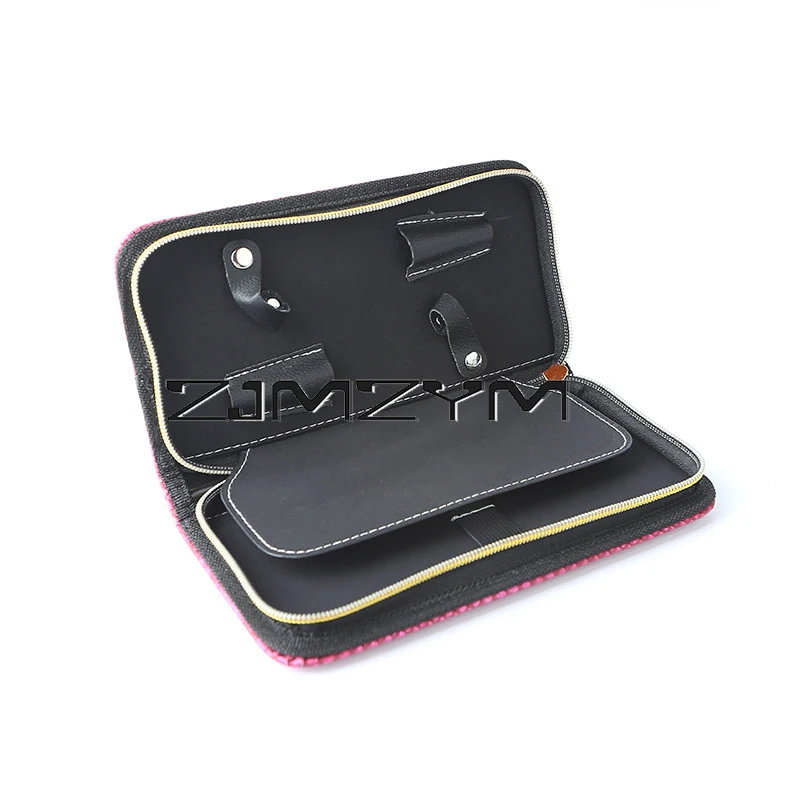 Bolsa de corte de pelo profesional, caja de almacenamiento de 6 pulgadas, herramientas para el cuidado del cabello, bolso Universal para peluquería