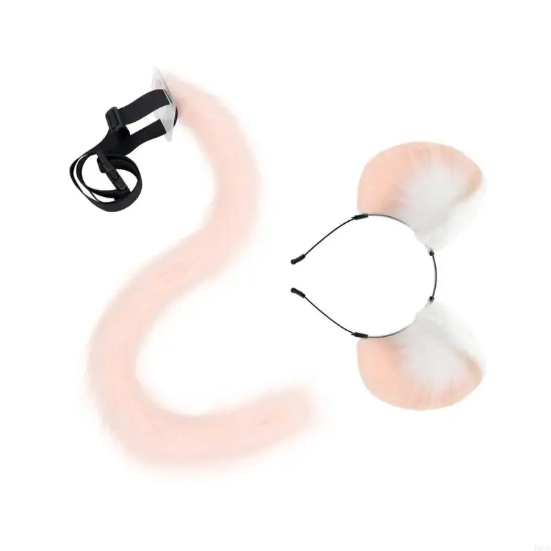 H58E Sexy Animal Mouse Ears Bandbands fausse fourrure Cats Cost Cosplays Costume souris