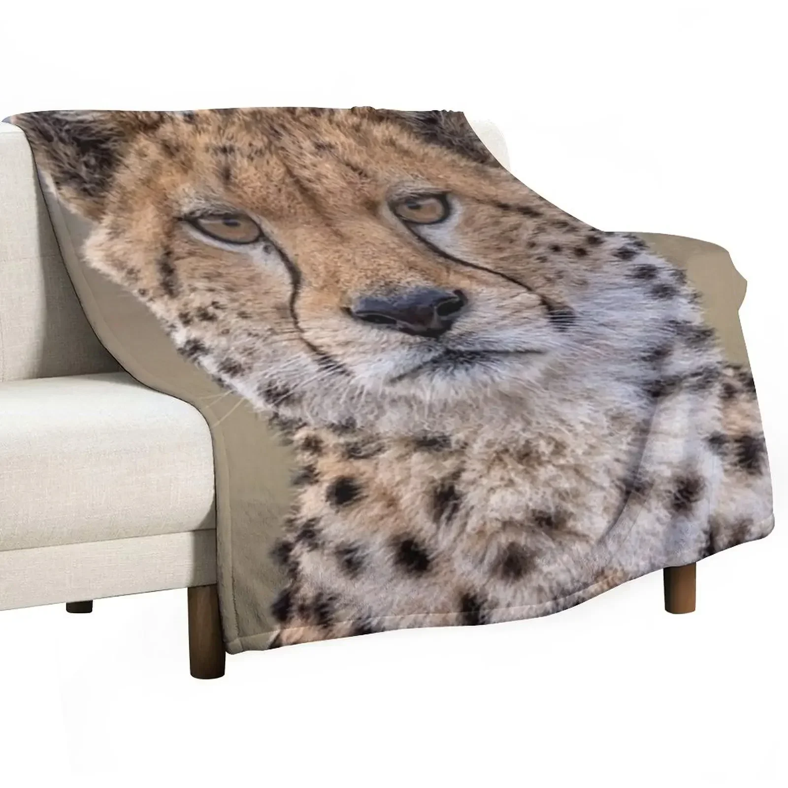 Cheetah Throw Blanket Stuffeds Kid'S Decorative Throw Retros Blankets