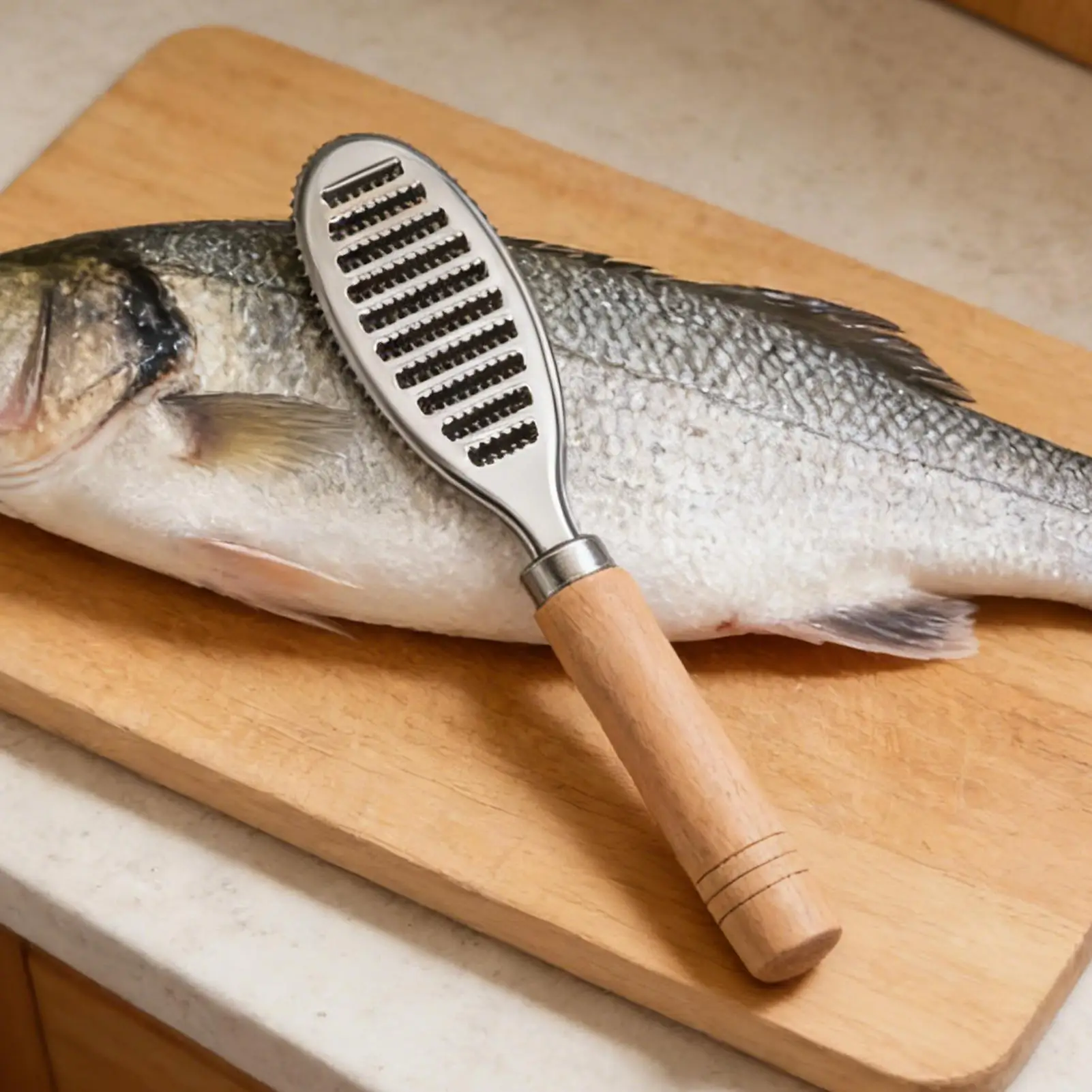 Removedor de Escamas de Pescado Multifuncional de Acero Inoxidable, Cepillo Limpiador de Pescado, Raspador, Limpiador de Piel de Pescado, Pelador