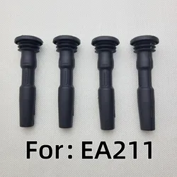 4 PCS IGNITION COIL RUBBER BOOTS WITH SPRING FOR AUDI A3 Q3 SKODA OCTAVIA VW GOLF VII POLO SEAT (2011-) 1.2 1.4 1.5T 04E905199A