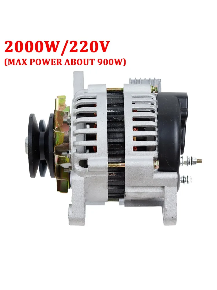 Generator energii wolnej 2000W z magnesami trwałymi, alternator o stałym napięciu 220V, generator bezszczotkowy o niskich obrotach do użytku domowego. — 2