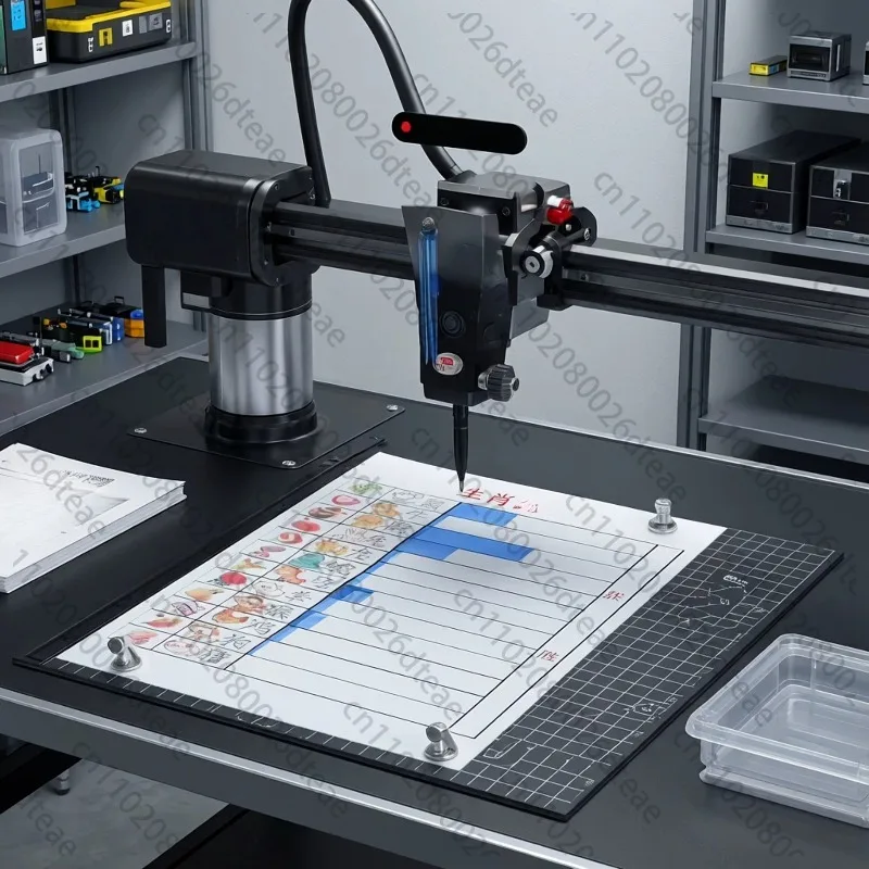 Line-Drawing Machine Live Streaming Interactive Unmanned Line-Drawing Machine PK Competition 3-Axis