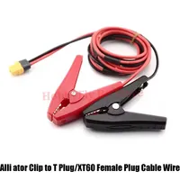 14AWG 50/150cm Alligator Clip to T Plug/XT60 Female Plug Cable Wire For ISDT Q6 Charger Spare Part DIY Accessories