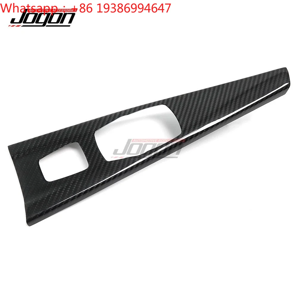 For Jogon for BMW M4 F83 2014 2015 20216 2017 2018  Real Carbon Fiber Center Central Multimedia Knob Button Panel Trim Interior