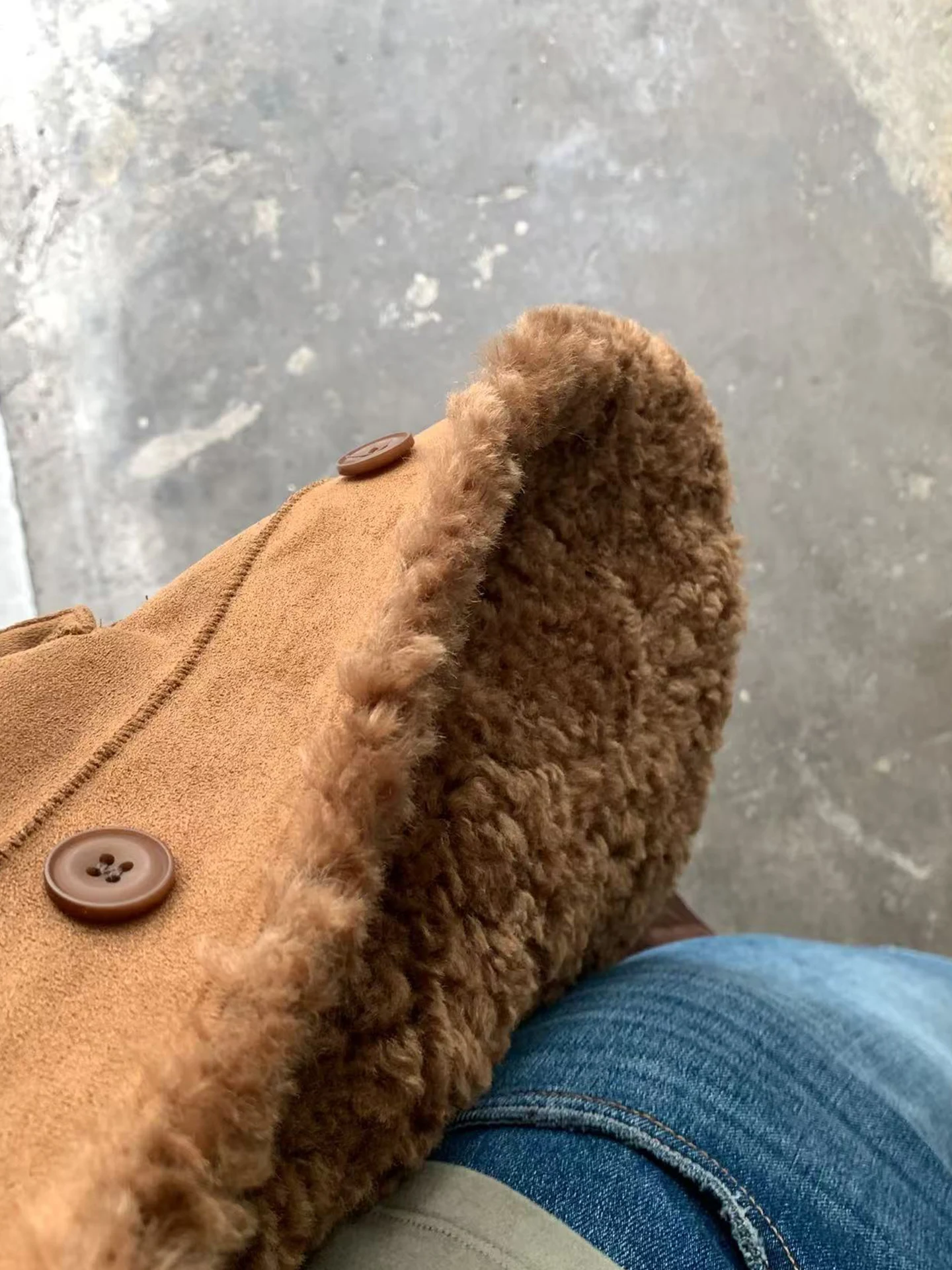 Ladoga inverno quente interior cordeiro veludo pele de couro entrado jaet feminino commute sle solto ajuste longo casaco sve