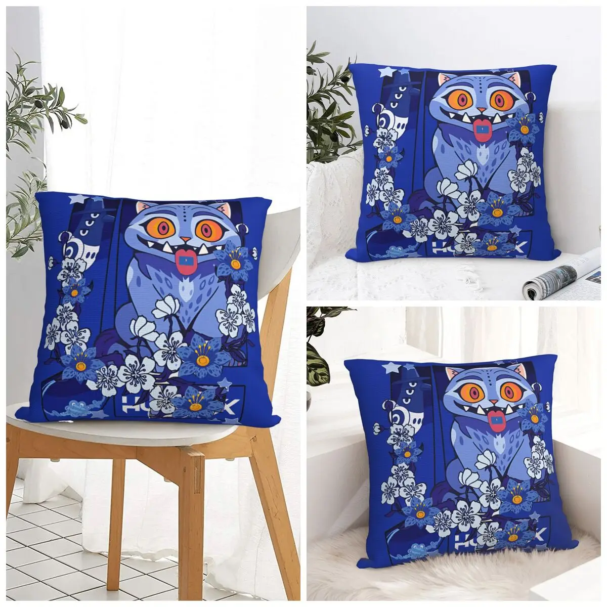 

Наволочка Tiger Demon Hunter Tiger Bird Huntrix квадратная наволочка наволочка графические наволочки для дивана украшение дома