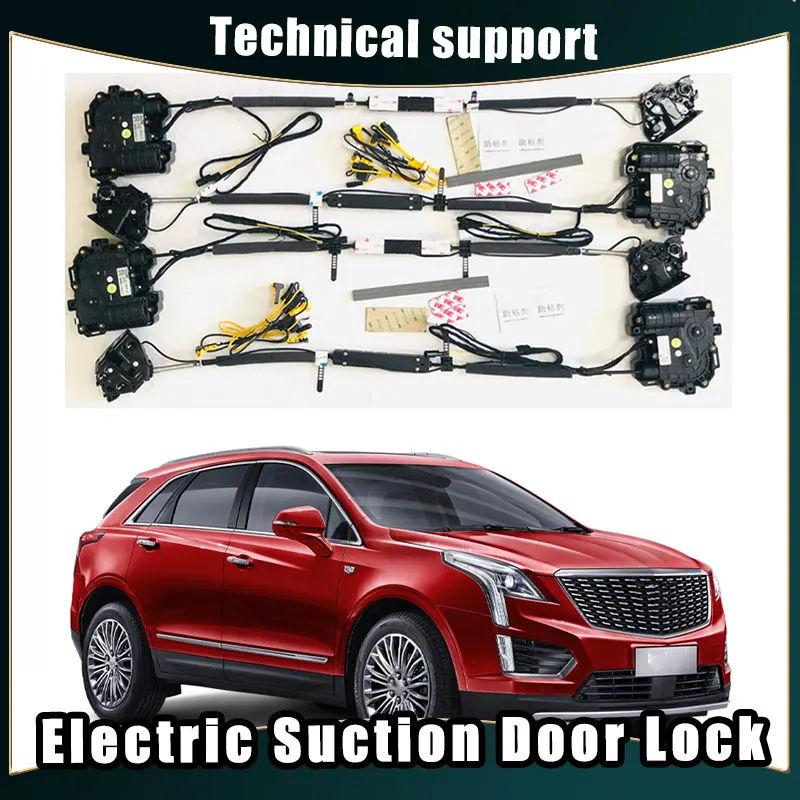 

Car Soft Close Door Latch Pass Lock Actuator Electric Absorption Suction Silence Closer For Cadillac Xt5 2017~2023