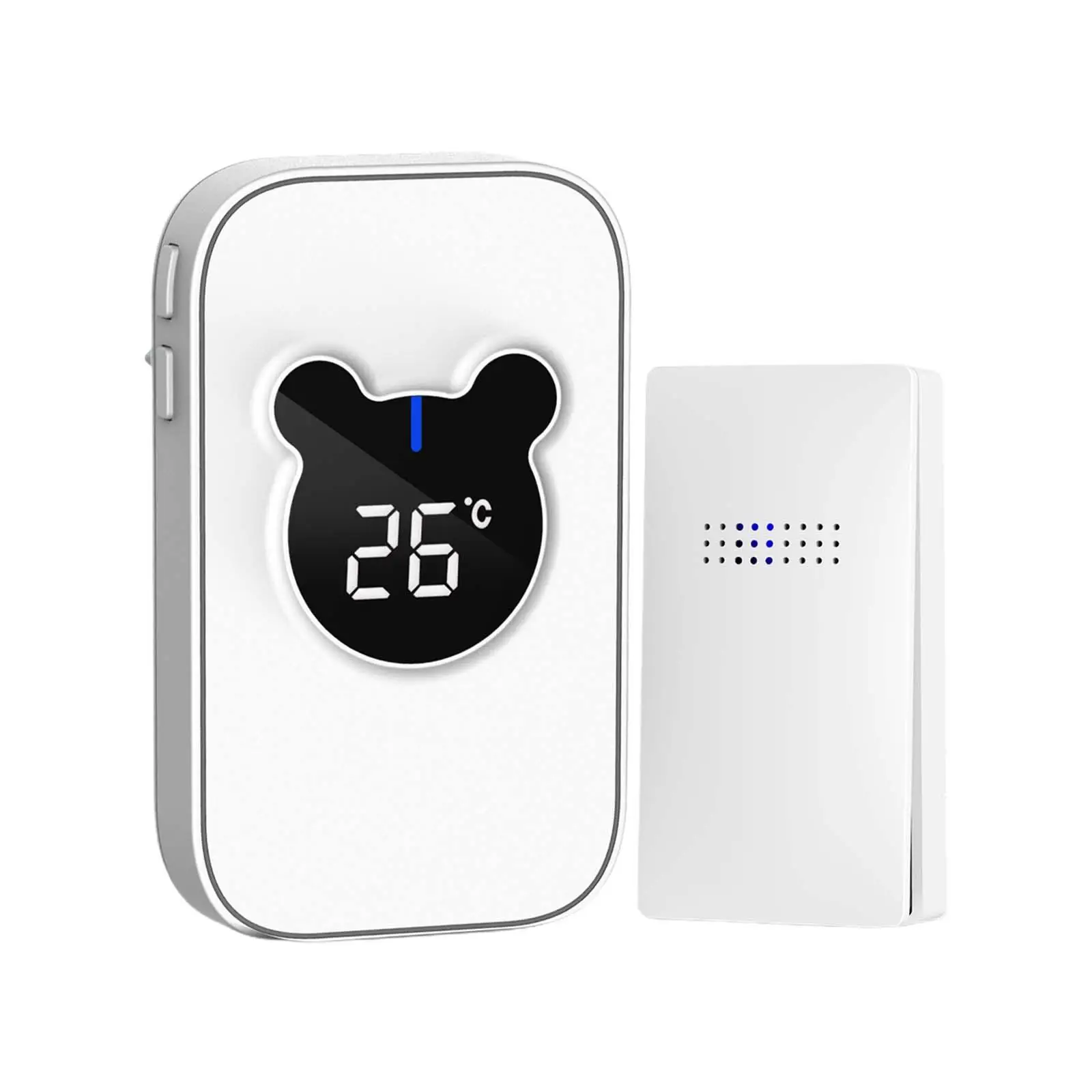 Outdoor Wireless Doorbell Upgraded Self Powered Digital Doorphone Sensitive Smart for Bedroom Office Apartment Hotel Door