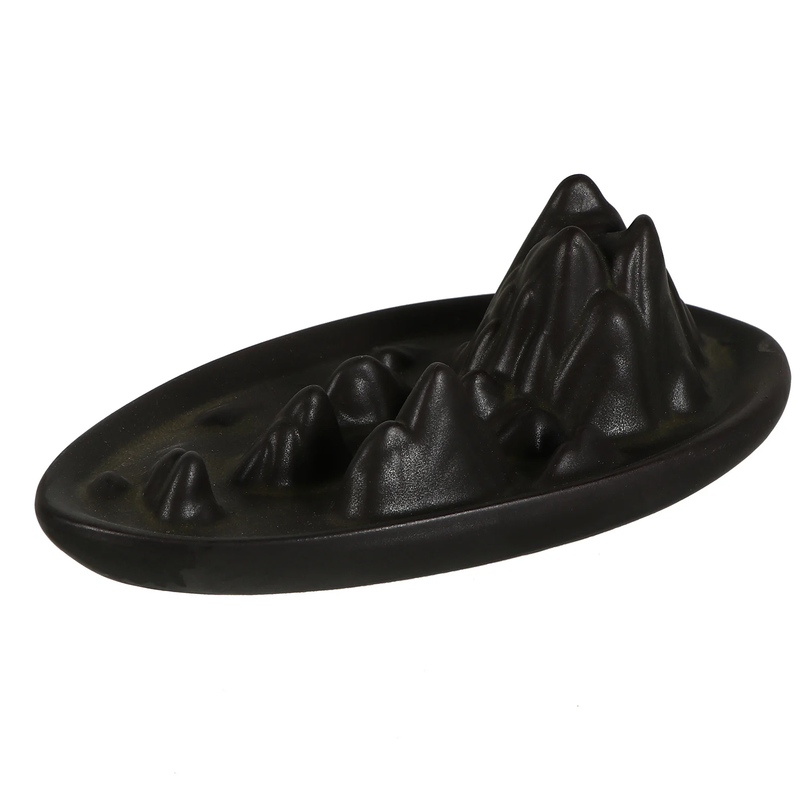 

1pc Backflow Incense Ceramic Waterfall Holder For Home Office Decor Aromatherapy Stove Countertop Ornament Tea Ceremony Censer