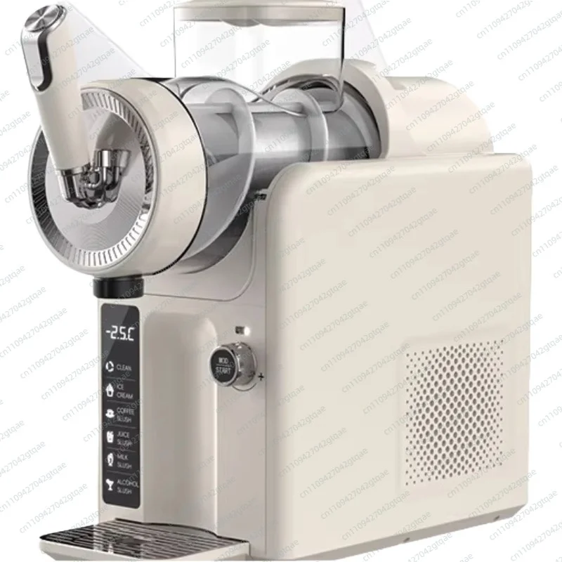 Small Soft Drink Ice Cream Machine 1.8L Slush Machine Countertop Beverage Smoothie Machine Portable Automatic Cold Drink