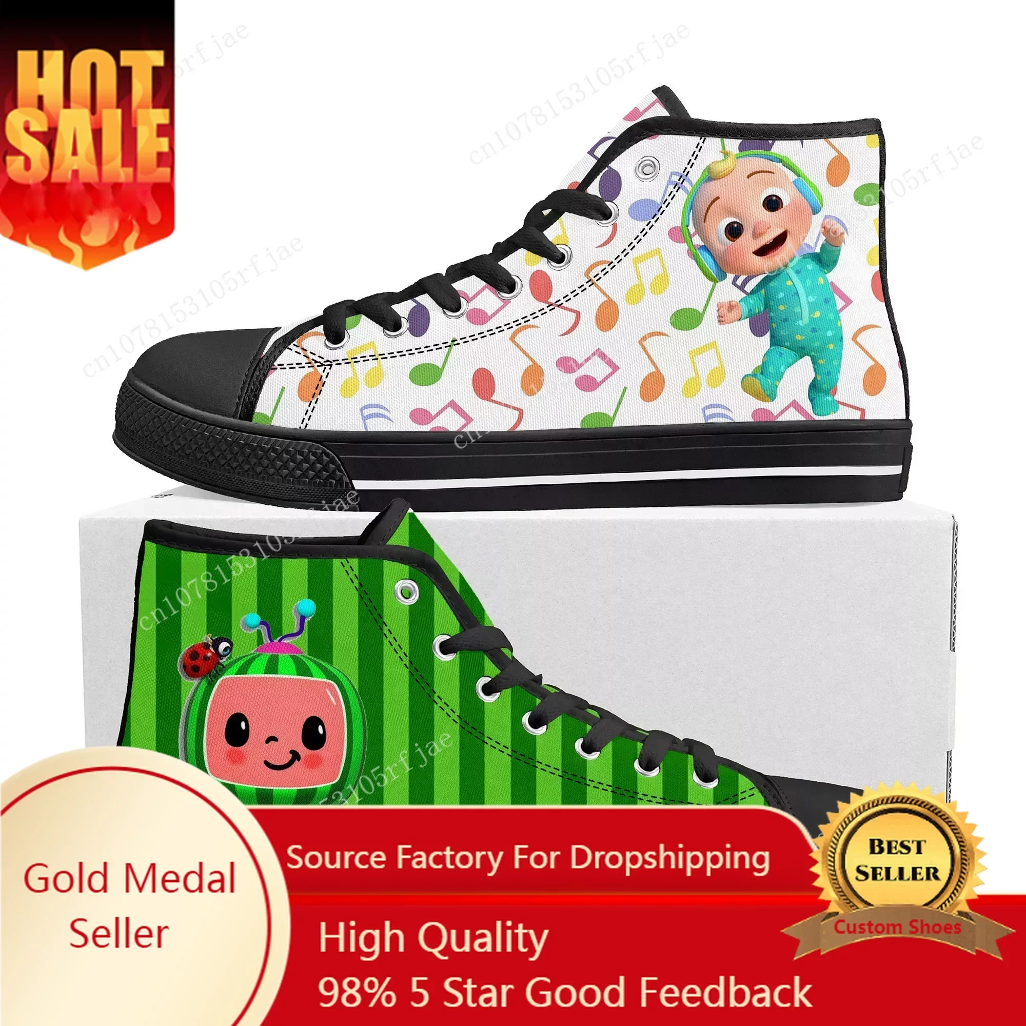 

M-Melon High Top High Quality Sneakers Mens Womens Teenager JJ B-Baby Canvas Customized Sneaker Casual Couple Shoes Custom Shoe