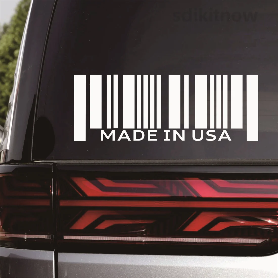 Pegatina de vinilo con bandera de EE. UU. Para coche, calcomanía de PVC, estilo para Cadillac, Ford GMC, Jeep, Chevrolet, Buick, Hummer, Lincoln,