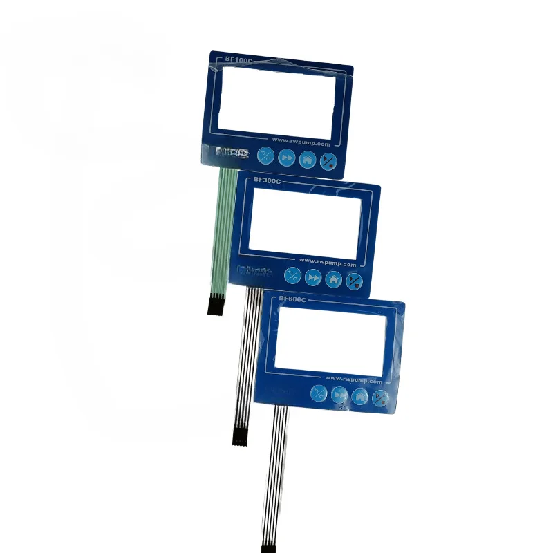 Peristaltic pump accessories BS100D button mask, control panel of peristaltic pump