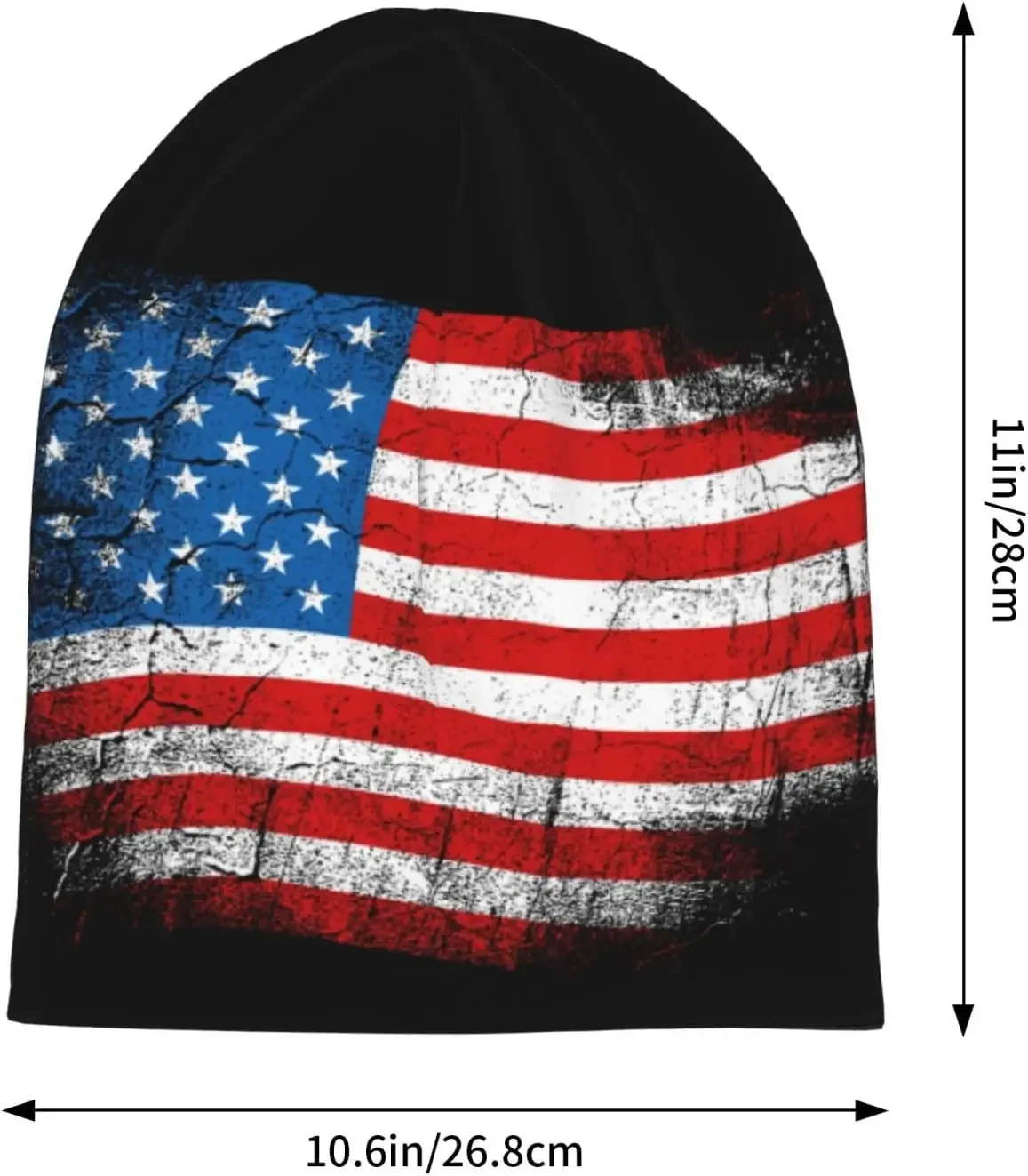 Cappello a cuffia multifunzione con bandiera carina per uomo Donna Sciarpa alla moda Berretto con teschio morbido elasticizzato Cappello invernale morbido e caldo Berretti in maglia elasticizzata