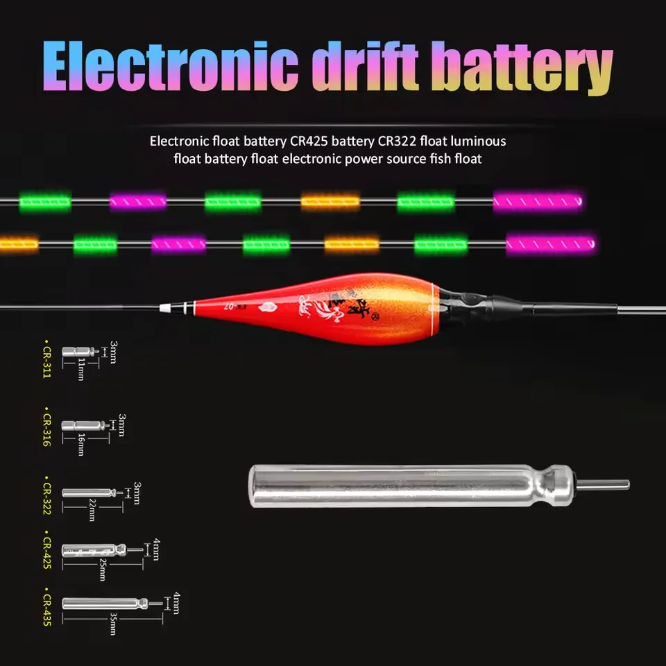 5-100 SZT. Baterie litowe CR311 3V do elektronicznych spławików wędkarskich, wysoka jasność do nocnego łowienia, akcesoria wędkarskie — zdjęcie produktu 4