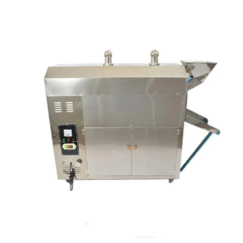 Small Nut Coffee Bean Roasting Roaster Machine Price Peeling Almond Machine Process Cashew Nuts Machine Roasting Seeds Sun