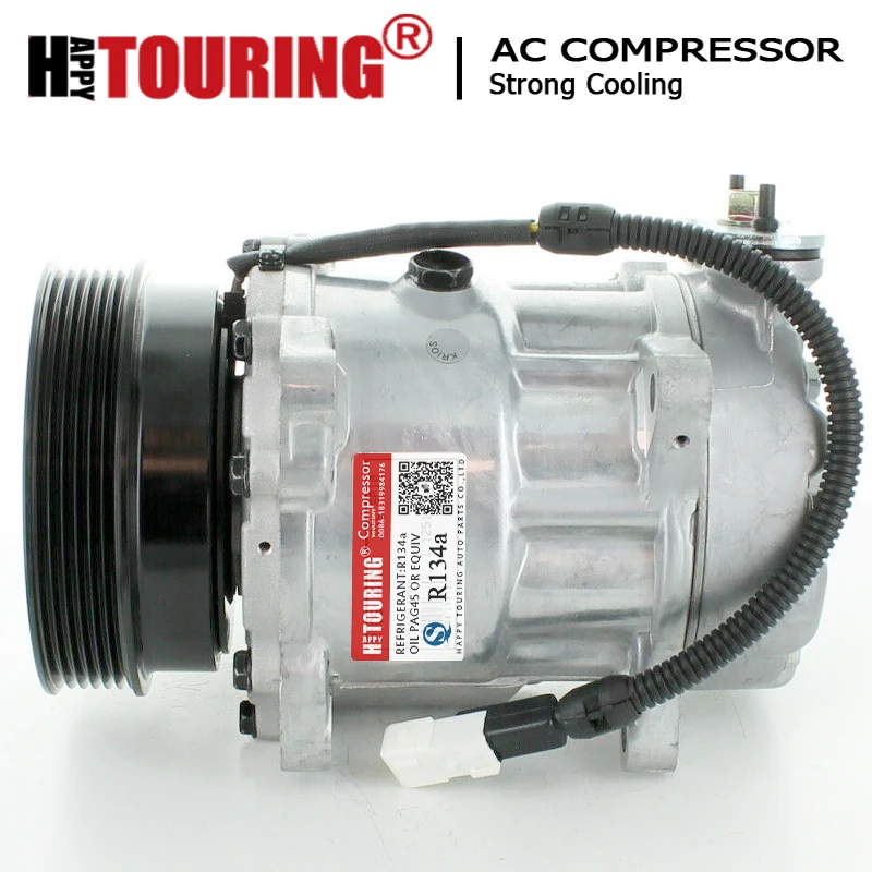 Compressore CA SD7V16 per Peugeot 406 605 607 807 Citroen C5 C8 6453AX 6453GP 6453Z4 71723461 71723460 71789351 9630014080   1209F