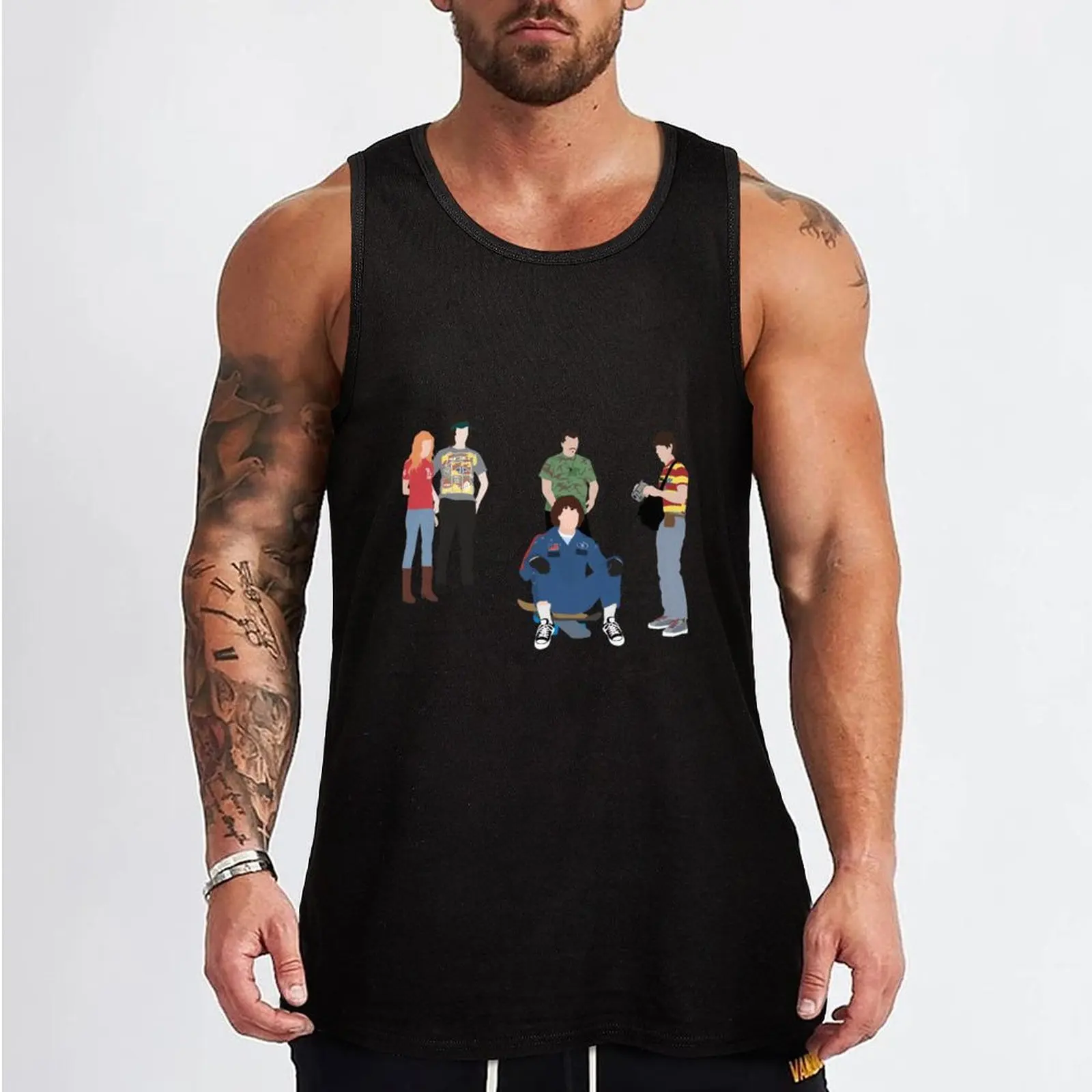 Hot Rod Hwhiskey Crew Tank Top gym shirt man T-shirt sports men gym