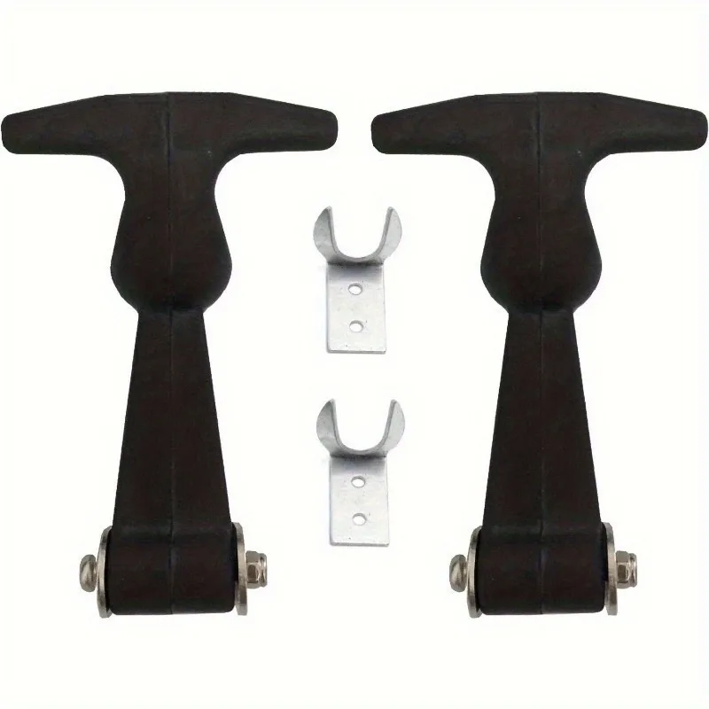 SUS304 Stainless Steel T Handle Draw Latches Heavy Duty Flexible Synthetic Rubber No Battery Design