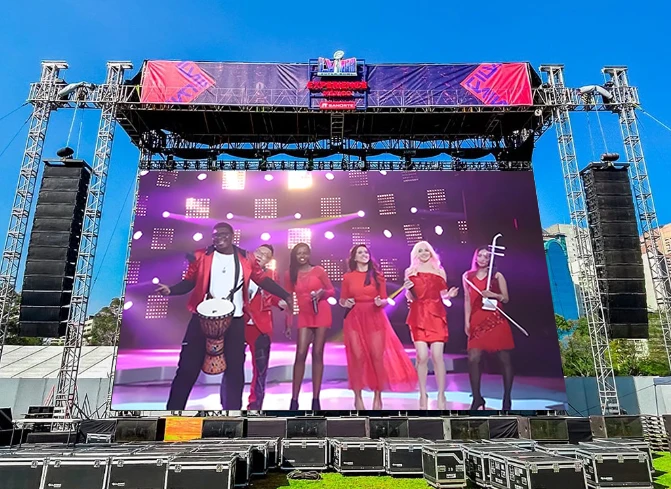 

P3.91 Outdoor Giant Stage Background LED Video Wall P2.6 P2.9 P3.91 P4.81 Seamless Splicing Rental Display