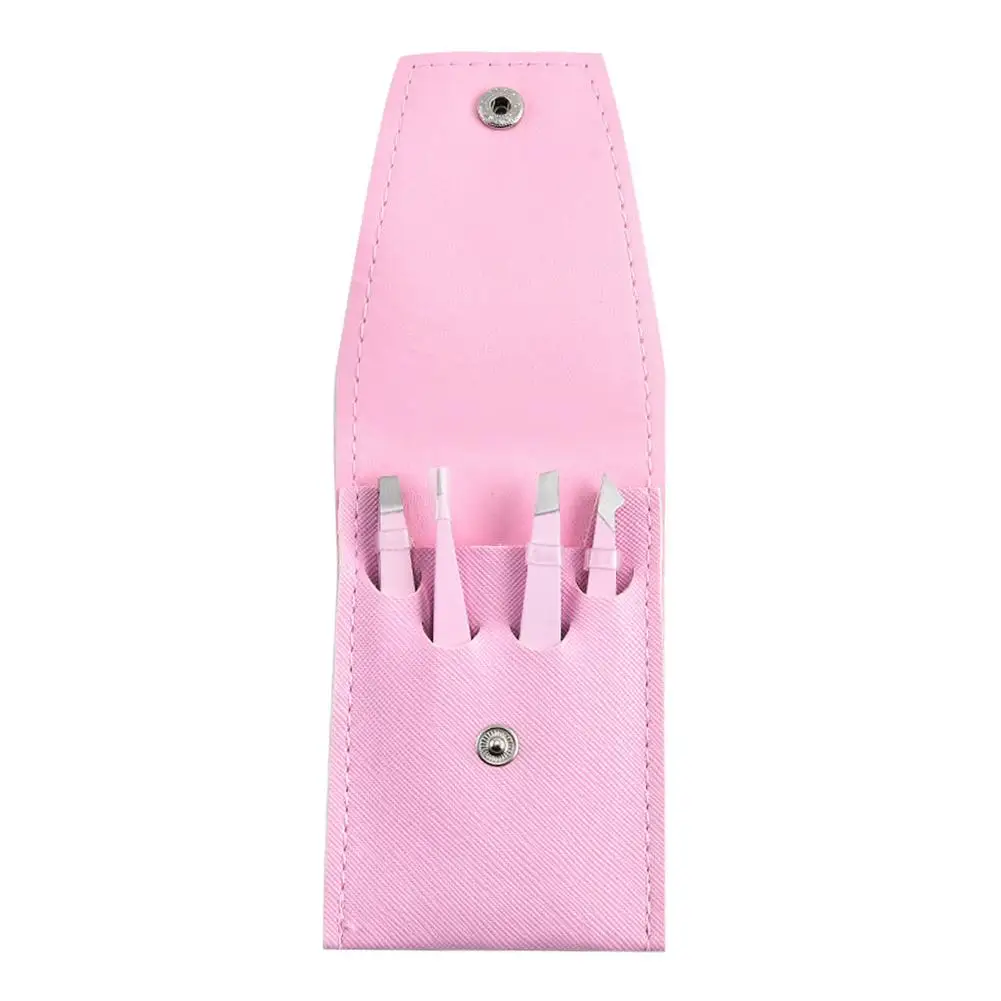 Roestvrijstalen Schuine Wenkbrauw Pincet-Kleurrijke Make-Up Tool Voor Haarverwijdering, Schoonheidsverzorging Huidverzorging Beauty Accessorie Z9p8