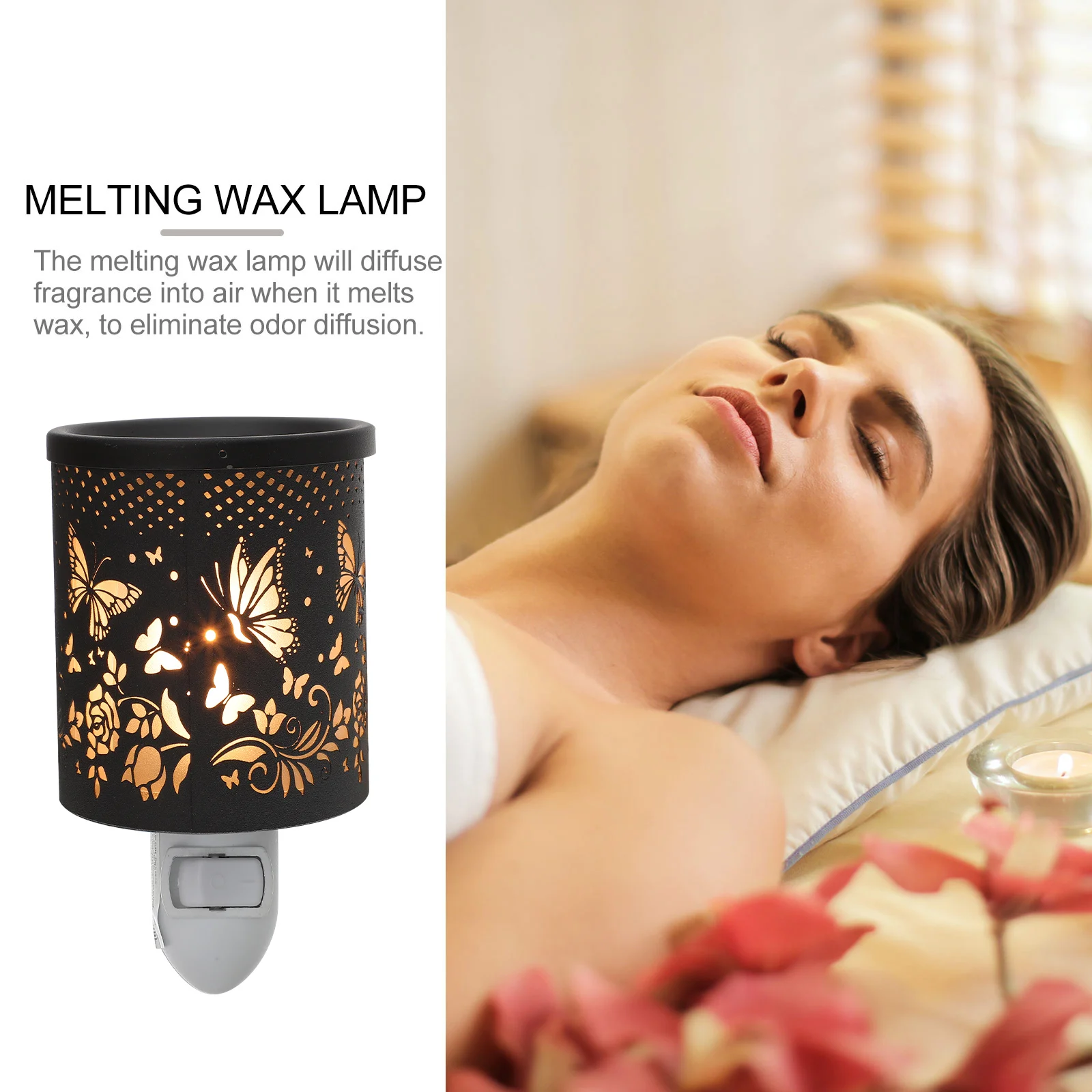 Melting Warmer Butterfly Wax Lamp Diffuser Fragrance Light Ornament Aroma Bulbs