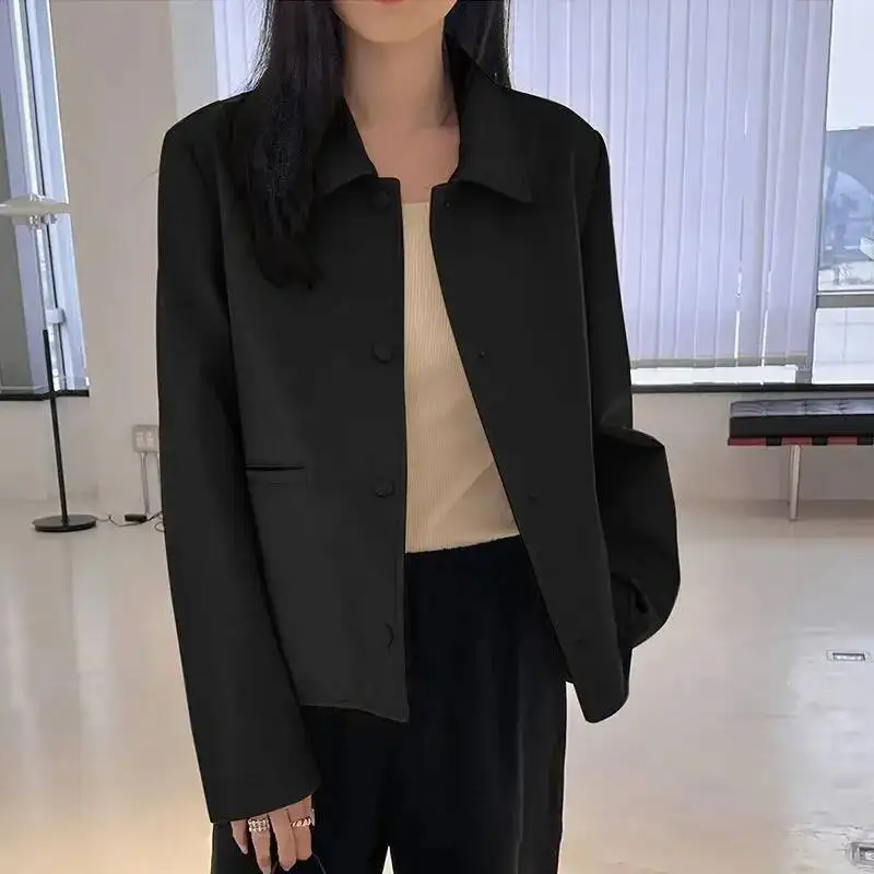 

Новая женская свободная модная короткая куртка, пальто без рукавов, осенне-зимняя верхняя одежда, повседневный стиль, кожаная