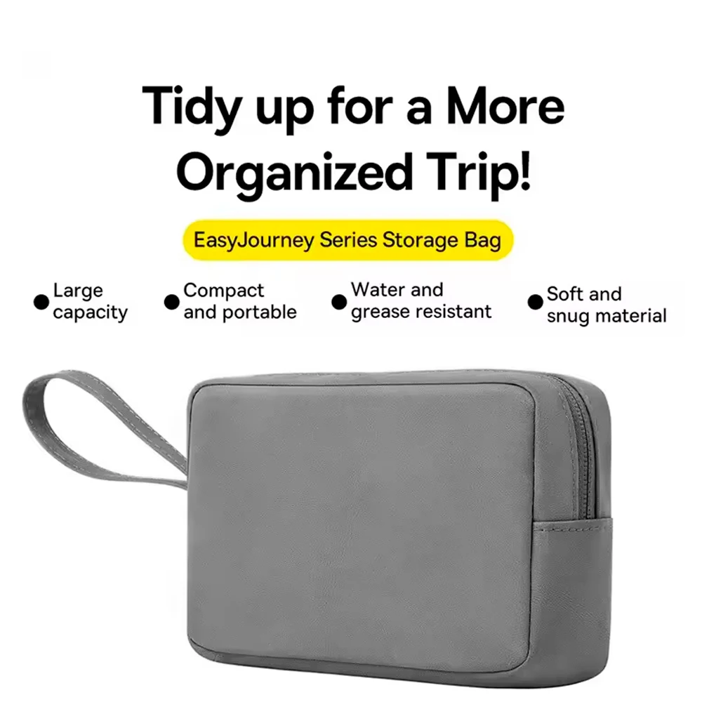 Portable Cable Charger Bag Small Electronics Digital Organizer For iPhone 16 Earphones Power Bank USB Cable Charger Accessories view 5