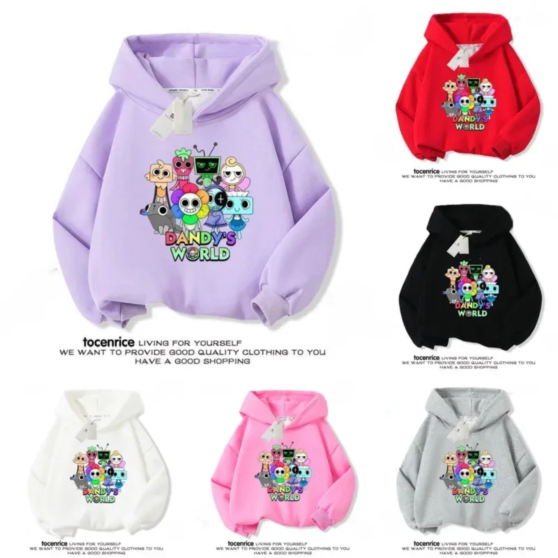 

Game DA World Hoodie Cartoon Anime Children Clothing Boy Top Spring Autumn Winter Girl Color Casual O-neck Pullover Thin New