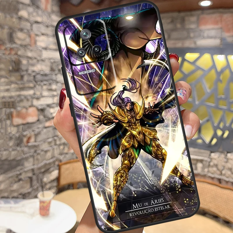 Saint Seiya Aiolos Camus Case For POCO F5 X3 X5 Pro M5s C40 F3 F4 X4 GT Xiaomi 13 Ultra 11T 12T Pro 11 12 Lite Cover