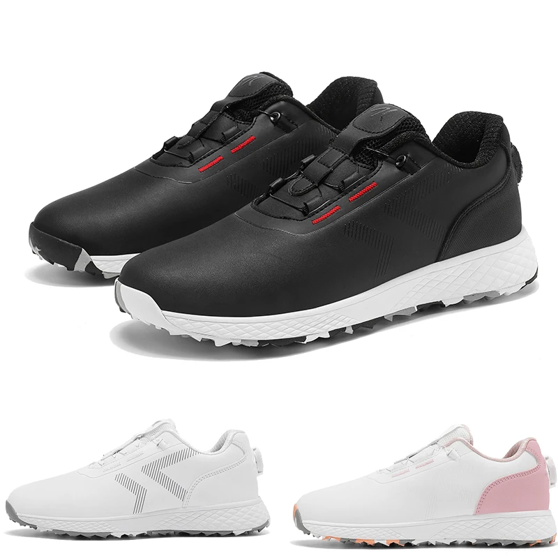 

Лидер продаж, обувь для гольфа унисекс, уличные нескользящие кроссовки для гольфа, мужская роскошная обувь для гольфистов, женская универсальная удобная прогулочная обувь